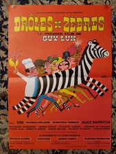 Affiche 1977 DROLES DE ZEBRES