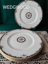 6 assiettes à dîner Wedgwood