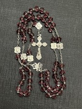 chapelet ancien  argent massif