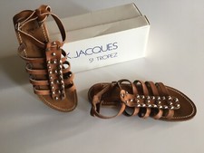 K JACQUES St Tropez Sandales Clous stud Taille 40 Excellent etat