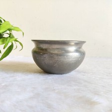 Bol Médical En Métal Vintage Original Rétro Rare En Étain Décoratif Collectible