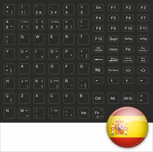 Autocollants clavier - autocollants,