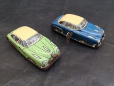 Lot 2 voitures mécanique a clé GEM 1955 Tole lithographiée Bon état + une clé