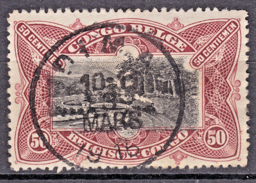 Timbre 1910 congo - timbre,