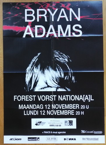 Bryan adams affiche - adams,