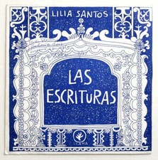 LILIA SANTOS SIGNED Las escrituras chile chilean 1977 Llama Alerce LL-0551 SP