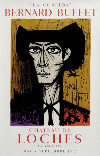 Bernard buffet affiche expo - buffet,