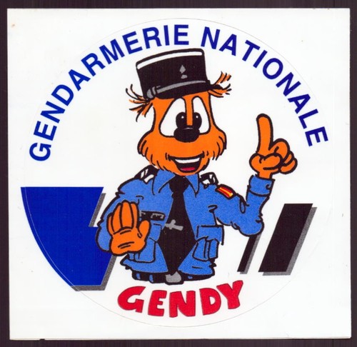 Autocollant gendy - autocollant, "