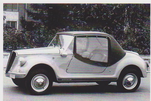Carte postale fiat - fiat, 500