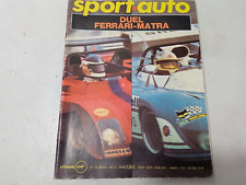 Revue SPORT AUTO N°136  FR  avant Le Mans 1973  Duel MATRA FERRARI  BMW 30 CSL