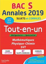 Annales Bac 2019 Tout-en-un Terminale S, Frédérique de La Baume-Elfassi,  Patric