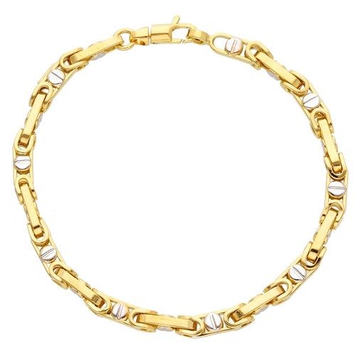 Bracelet jaune blanc - or,
