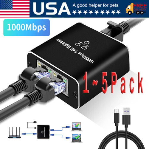 Rj45 gigabit ethernet splitter - gigabit,