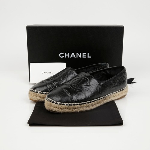 Chanel espadrilles avec logo - chanel,