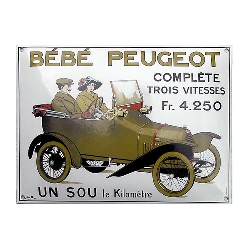 Plaque émaillée bébé - émaillée,