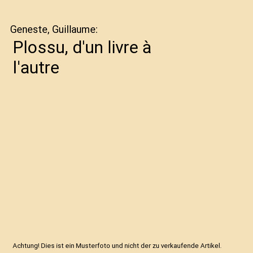 Plossu livre à l autre - plossu,,