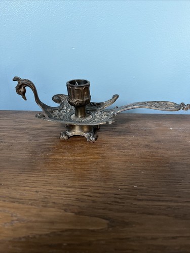 Bougeoir ancien laiton en - ancien,