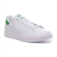 ADIDAS Stan Smith Hommes Classique à Lacets Tennis Shoes IN Blanc Vert Taille 6