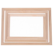  Ensemble de 3 cadres en bois