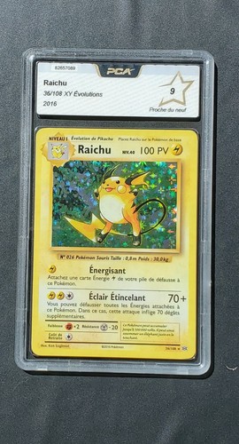 Carte pokémon raichu - carte,