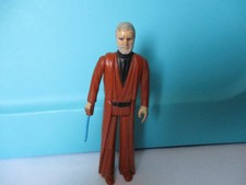 FIGURINE VINTAGE STAR WARS Obi-Wan Kenobi 1977 cheveux gris sabre original