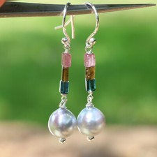 boucles d'oreilles perle de