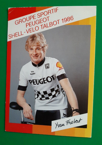 Cyclisme carte cycliste yvan - cyclisme,