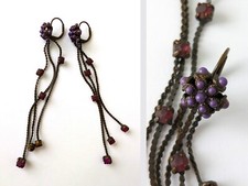 Boucles d'oreilles fantaisie Les Néréides (vintage, début années 2000)