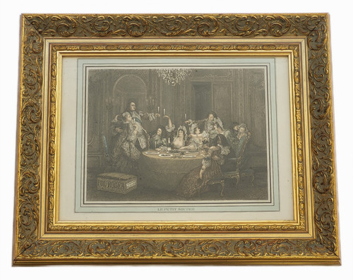 Superbe ancien tableau gravure - ancien,