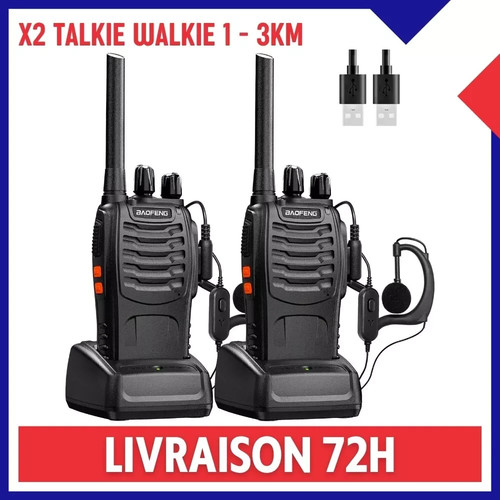 Talkie walkie longue - x2, talkie-walkie