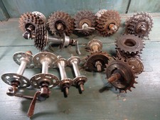 Ancien pignon roue arrière avant vélo NORMANDY vintage france dents vieux cycle