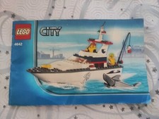 Lego Notice Instruction De Montage Lego City 4642 La Bateau De Pêche 