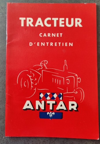 Antar carnet entretien - carnet, d'entretien
