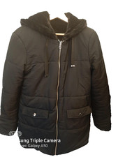 Doudoune noire réversible