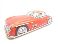 HUKI (GAMA) - JOUET ANCIEN - VOITURE TOLE 50'S - MERCEDES 300 SL - L = 14.1 Cm