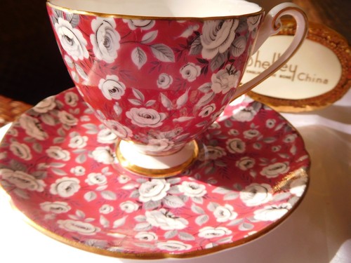 Shelley red tapestry rose - tapestry,