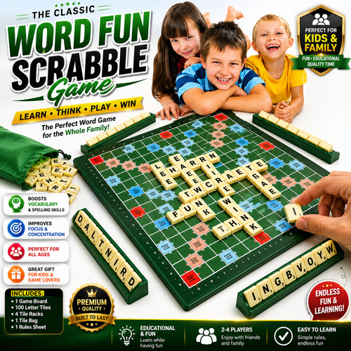 New scrabble crossword - new, board