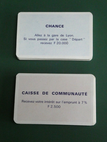 Lot complet cartes chance - complet,