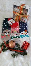 Coffret cadeau 4 paires de chaussettes de Noël TU 35-39 NEUF