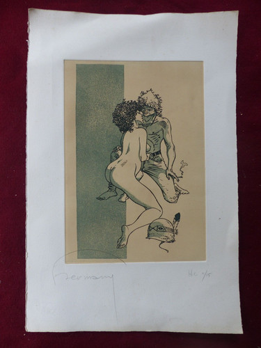 Sérigraphie lithographie eau