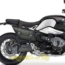 Sac Latéral Droite Cuir Noir pour BMW R Nine T
