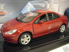PEUGEOT 307 CC rouge cabriolet