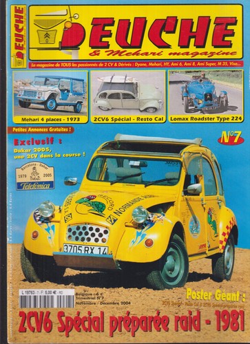 Deuche mehari magazine n - &,