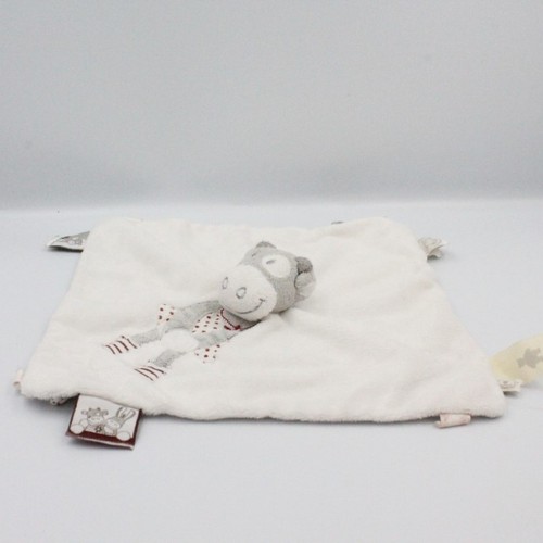 Doudou plat vache - , gris