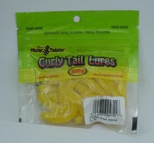 Mister Twister MTSF20-02 3" Twister Meeny Grub Jaune 20CT