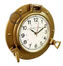 Ancienne horloge marine laiton