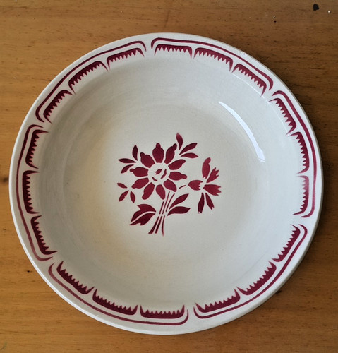 Ancien plat rond la - plat,