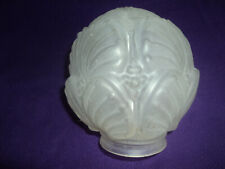 Globe boule verre pressé art