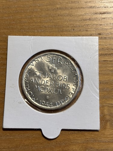 Francs suisse argent - 5, 1944
