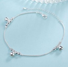 Womens silver flower bell - sp,